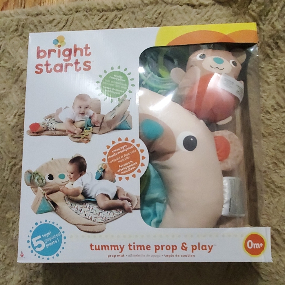 Bright starts tummy time prop & play